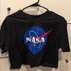 NASA cropped tee